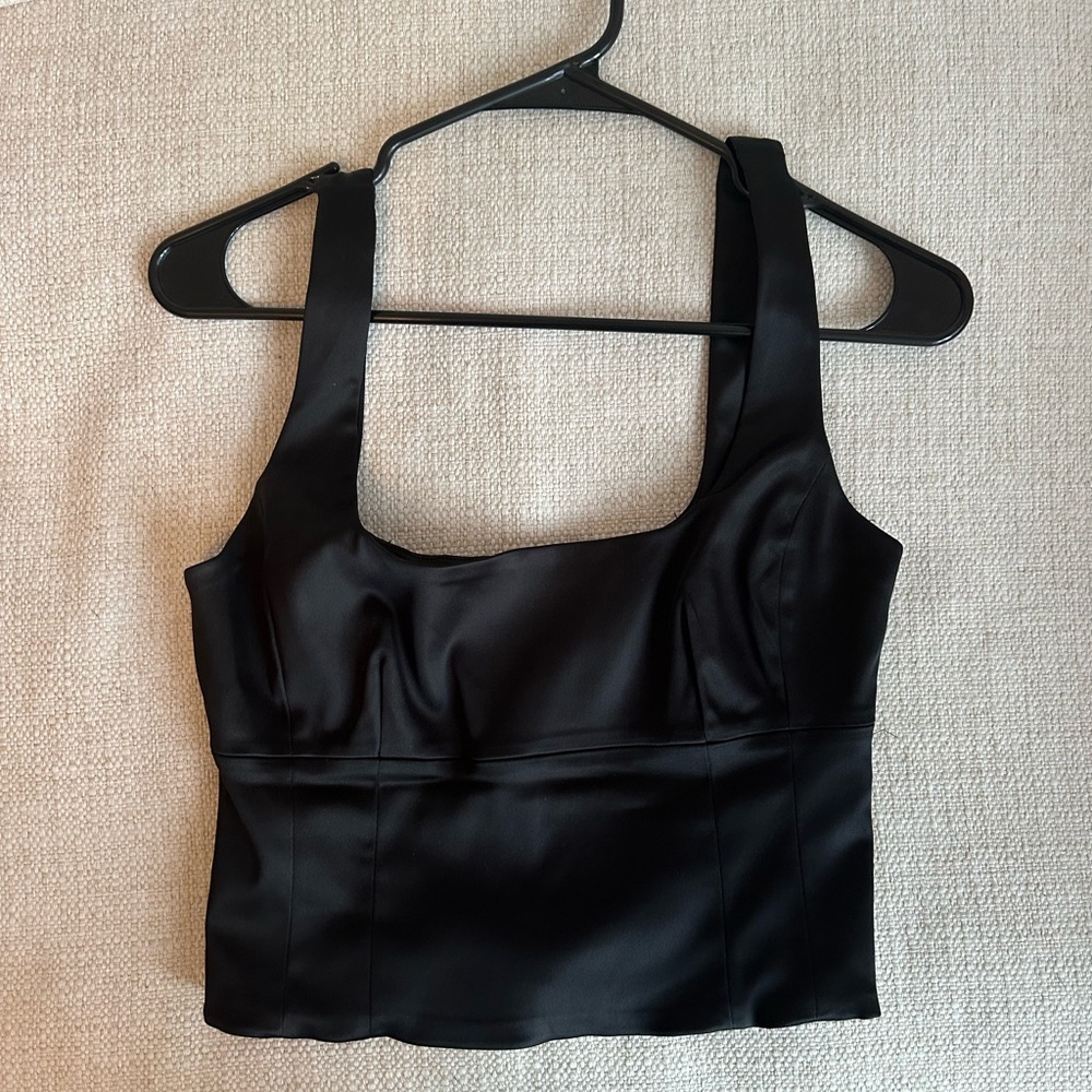Wilfred Black Copped Bustier